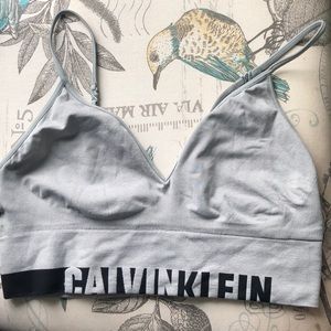calvin klein sports bra